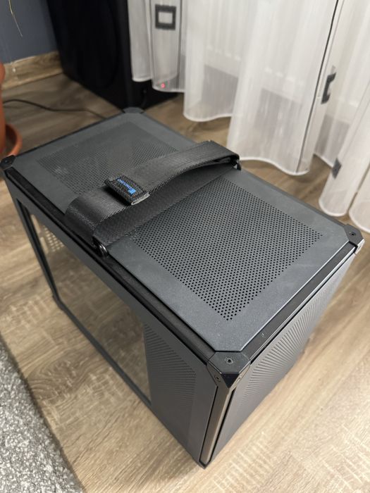 Carcasa mini tower pc Jonsbo C6 Max Tempered Glass - Negru