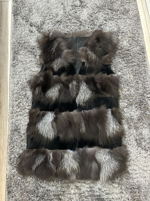 Дамски елек с естествен косъм