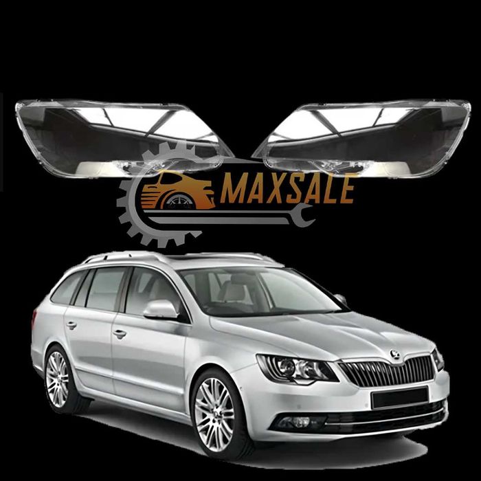 Капаци фарове Skoda Superb 2 Facelift (13-15) шкода суперб 2 комплект
