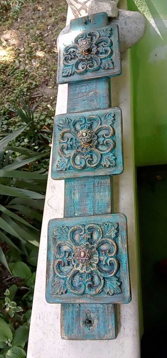 мароканска закачалка в тюркоазеносиньо