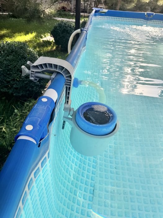 Продам б/у каркасный басейн Intex 450x220x84см, 7тон