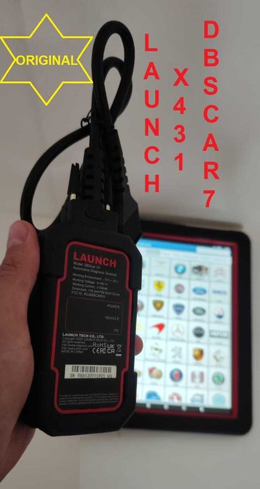 Kit Tester Auto Launch X431 Dbscar7 + Tableta Originala X431 10.1 inch