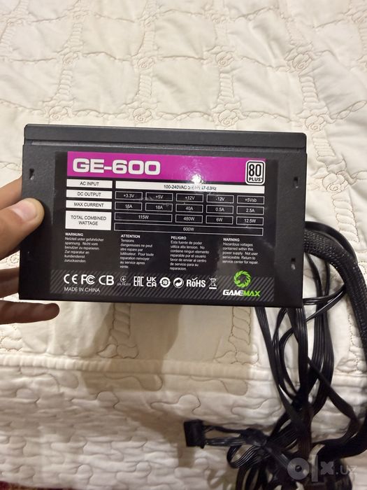 Блок питание GAMEMAX 600w