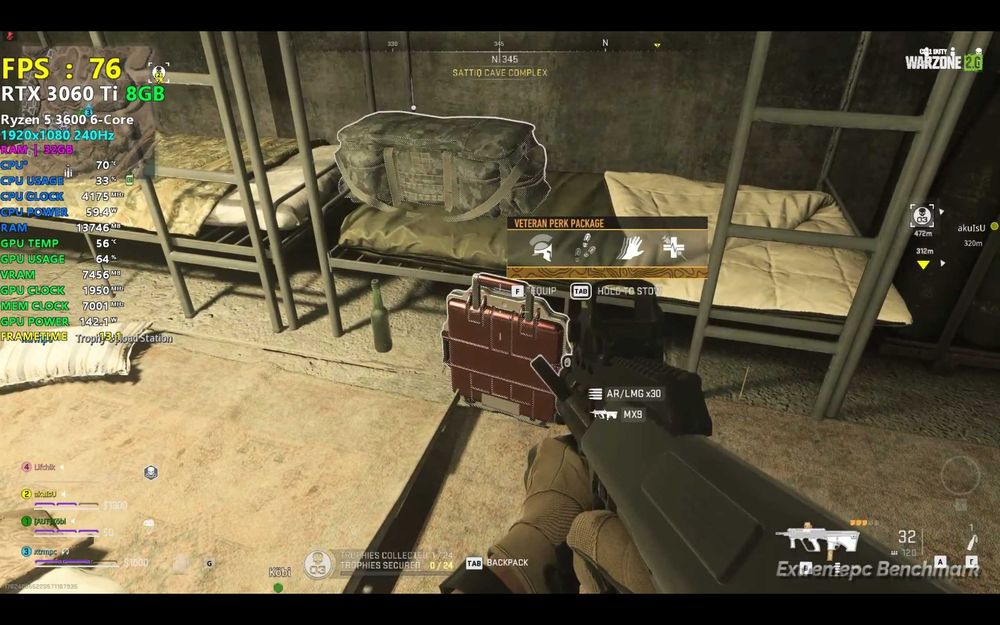 Геймърско PC Ryzen 5 3600 RTX 3060 ti 1TB NVME 1000W PSU