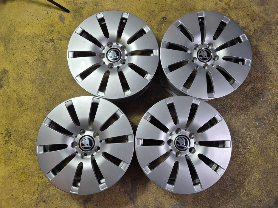 Jante Aliaj 5x112 16'' OEM - VW Golf 5 6 7 8 Passat Touran Tiguan Sharan T-ROC / Skoda Octavia Superb YETI Karoq / Seat LEON AUDI A3 A4 A6