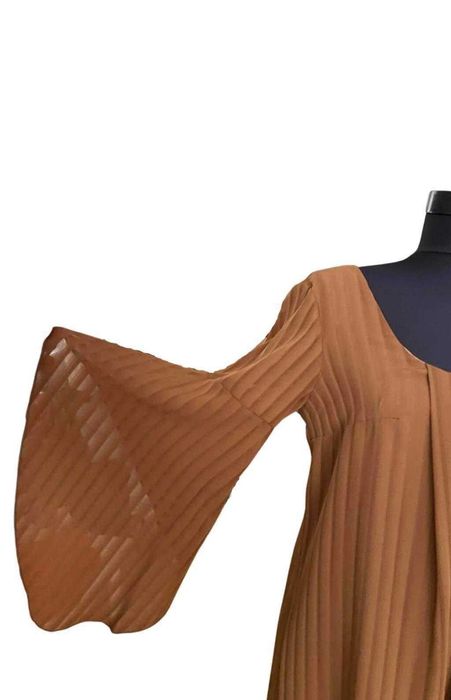 Rochie maro cu maneca lunga