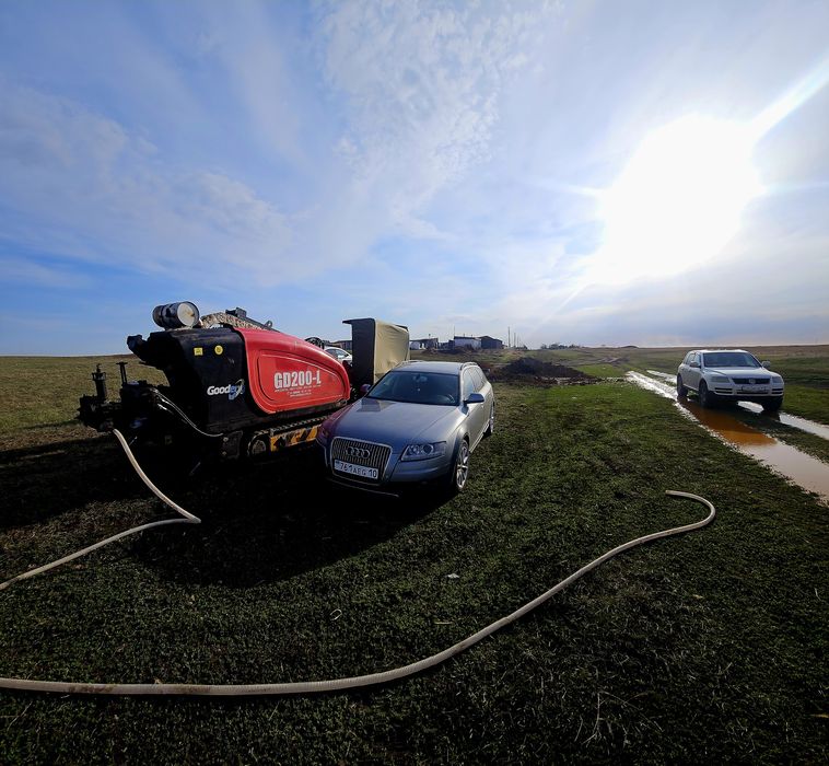 ГНБ бурение прокол