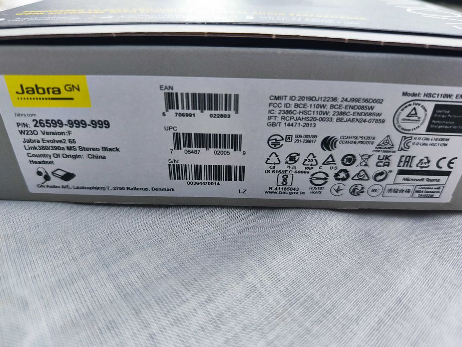 Jabra Evolve2 65 casti bluetooth cu microfon