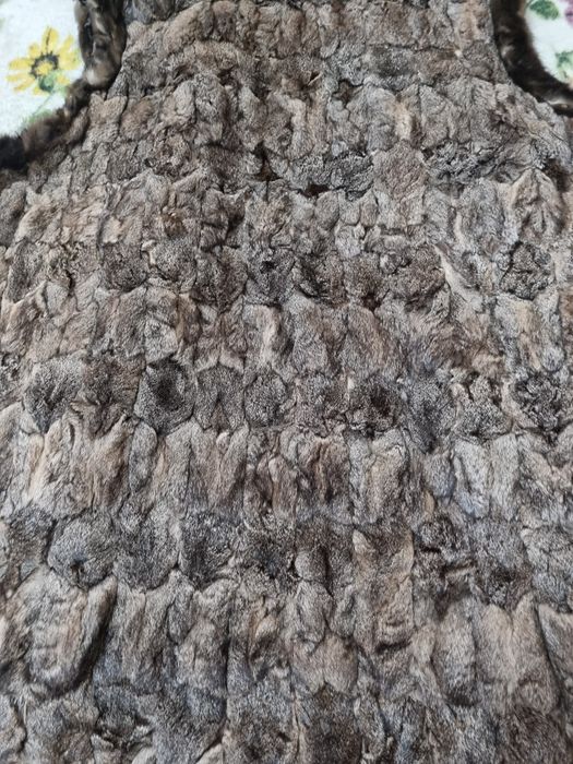 Vesta din blana naturala de chinchilla