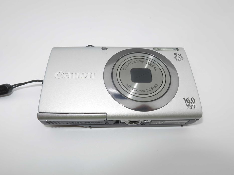 Canon PowerShot A2400 ултра компактен цифров фотоапарат, дигитална камера, 16MP, като НОВА, пълен комплект, работи отлично!