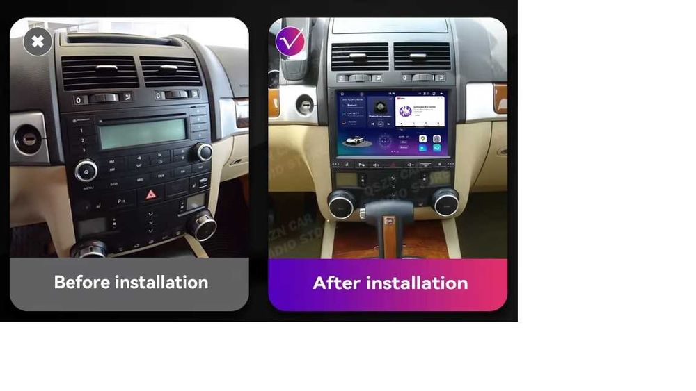 Navigatie auto 2Din Android 10, VW Touareg ,T5, Transporter USB GPS