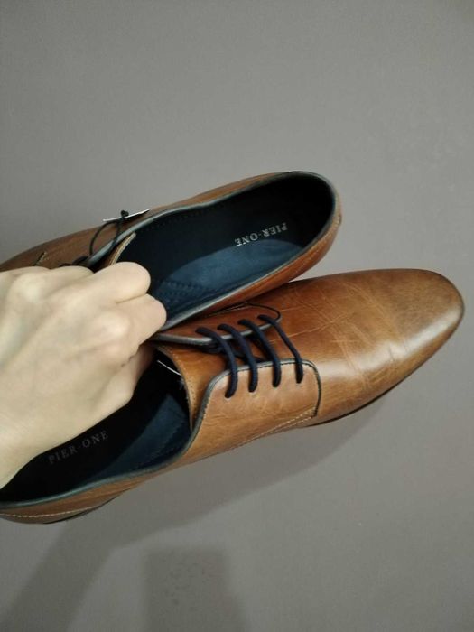 Елегантни обувки Pier.One естествена кожа