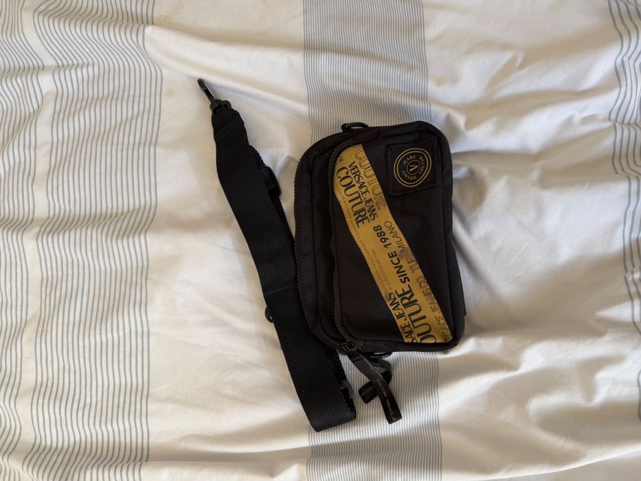 Нов несесер клъч чанта VERSACE JEANS COUTURE без забележка