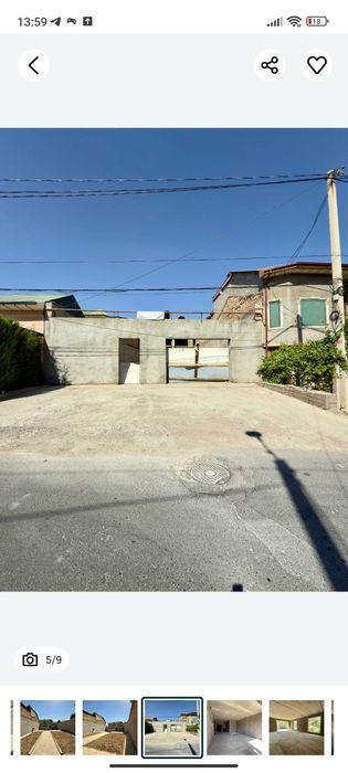 Продаётся дом (коробка)  в центре Луначарского