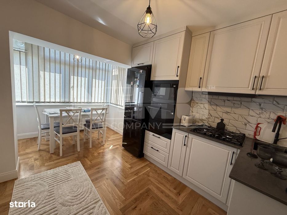 Apartament de închiriat | 3 camere | Zona Centrală | Complet mobilat