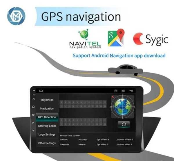 Мултимедия, BMW X1, E84, 2010-2016, Двоен дин, Навигация