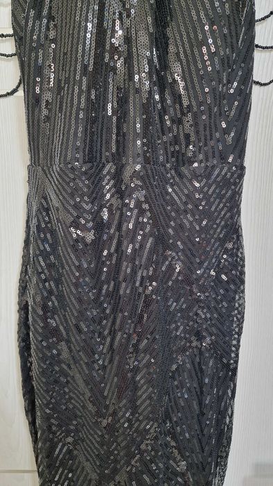 Рокля официална с пайети