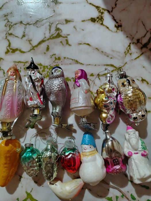 Продам винтажные  ёлочные игрушки