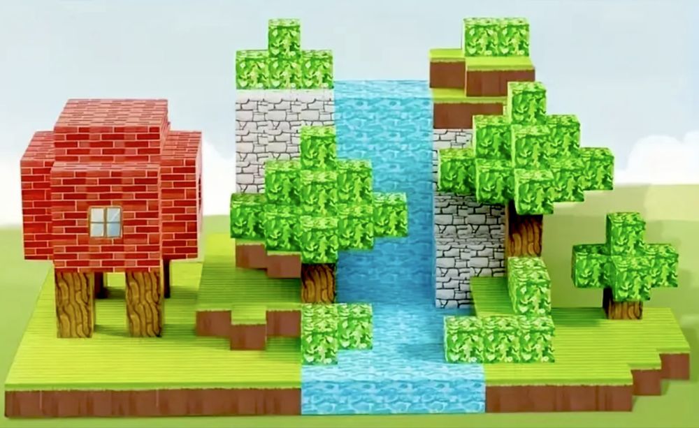 Магнитни кубчета Майнкрафт 300бр/200 бр./100 бр./50 и 30 броя