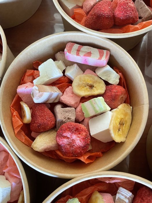 Сублимированный фрукты и морожный