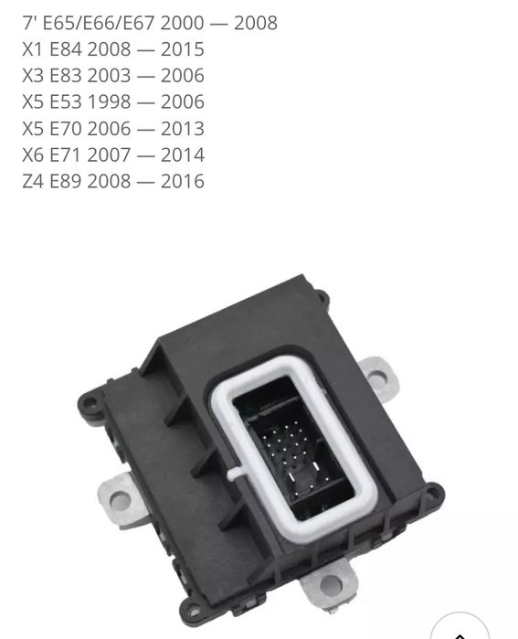 Modul Adaptiv BMW E46 E60 E65 E66 E61 E90 E91 3 5 7  Cod: 63127189312