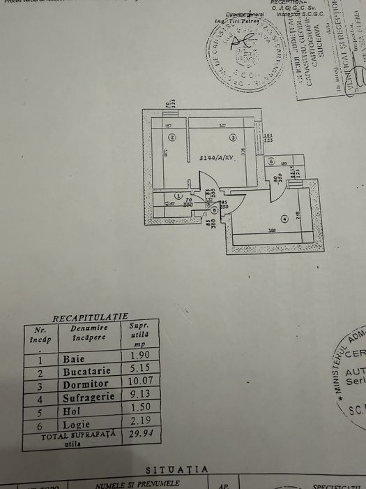Microapartament 2 camere langa Universitate