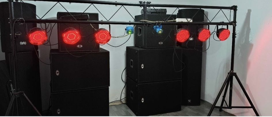 Vand schela de lumini cu 6 par led si dmx 512