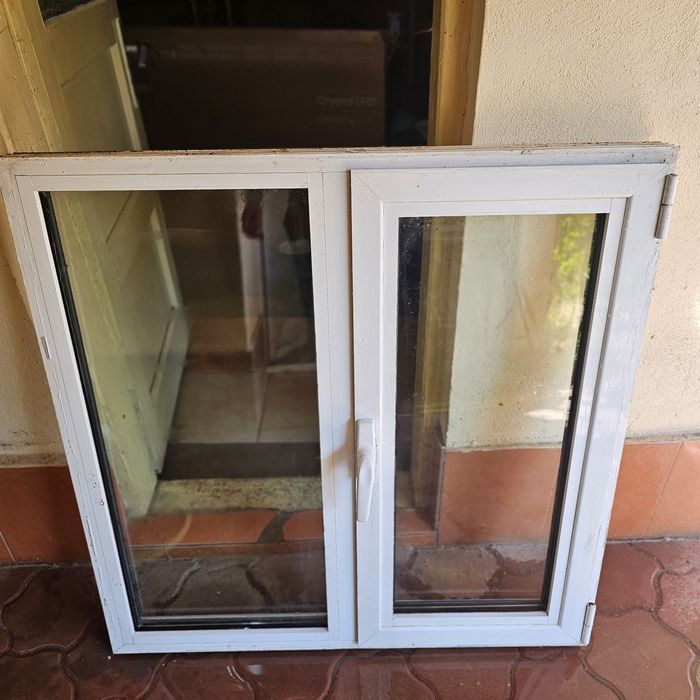 2 ferestre aluminiu cu geam termopan