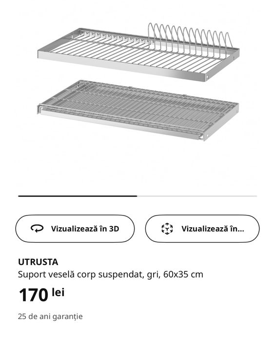 Raft scurgere vase IKEA UTRUSTA 202.046.14