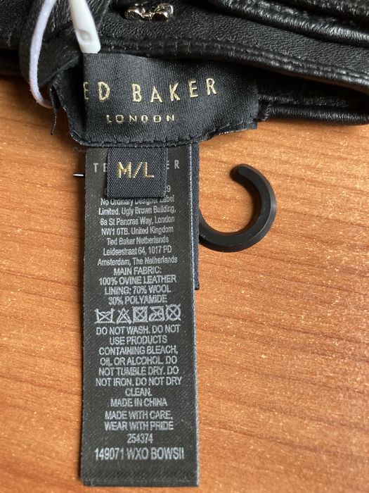 Кожаные женские перчатки бренда Ted Baker