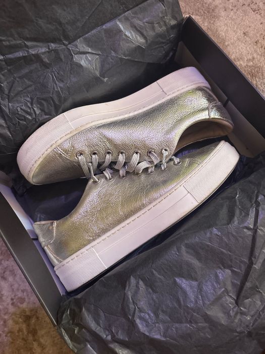 Обувки Bianki сребристи