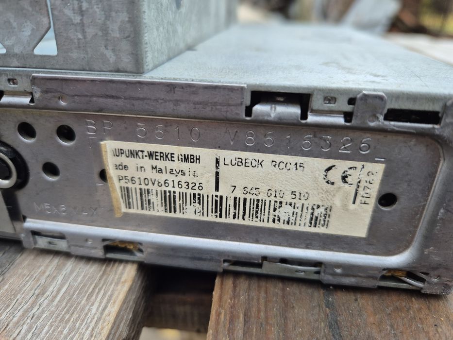 Авторадио blaupunkt lubeck rcc45