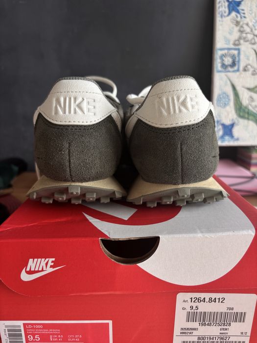 Nike cargo cortez велур кожен