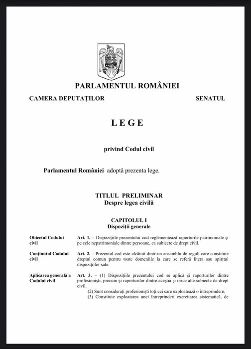 Codul Civil - editie cumparata in 2019