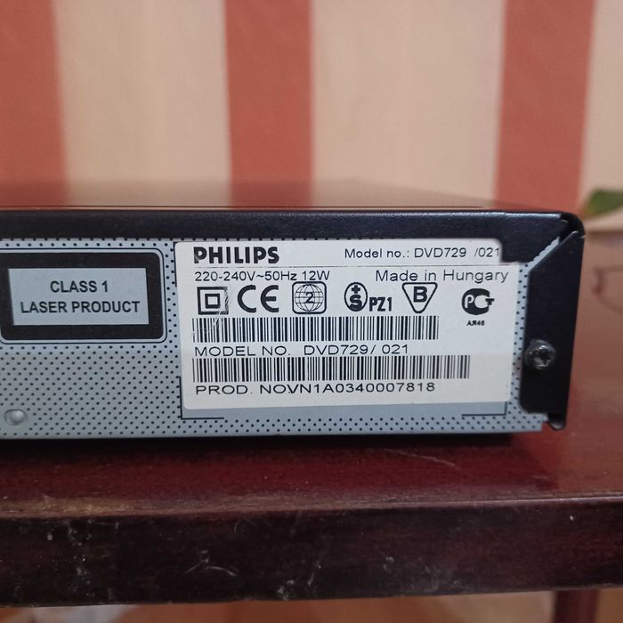 DVD Player Philips DVD729