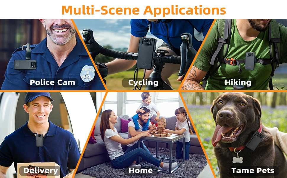 64GB Body Camera с дисплей от Hoestr A39