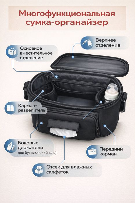 Сумка органайзер для коляски