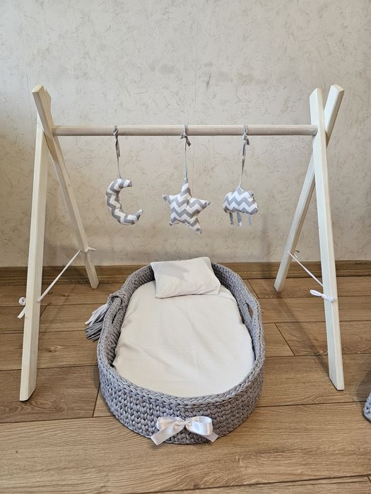 Дървена активна гимнастика Мантесори