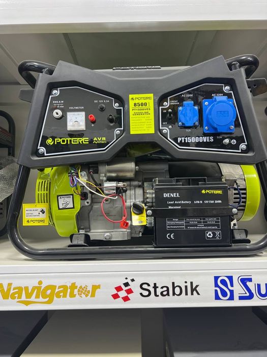 Generator генератор движок бензиновый 8кВа