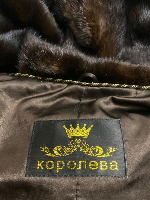 Норковая шуба с капюшоном