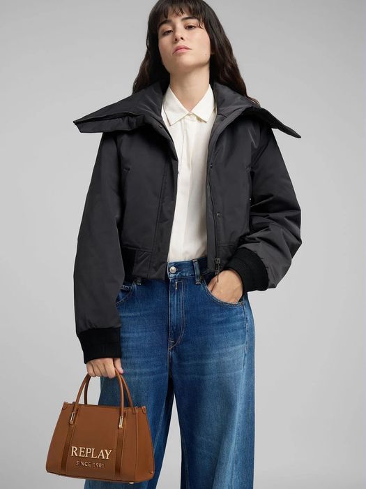 Чанта Replay цвят камел