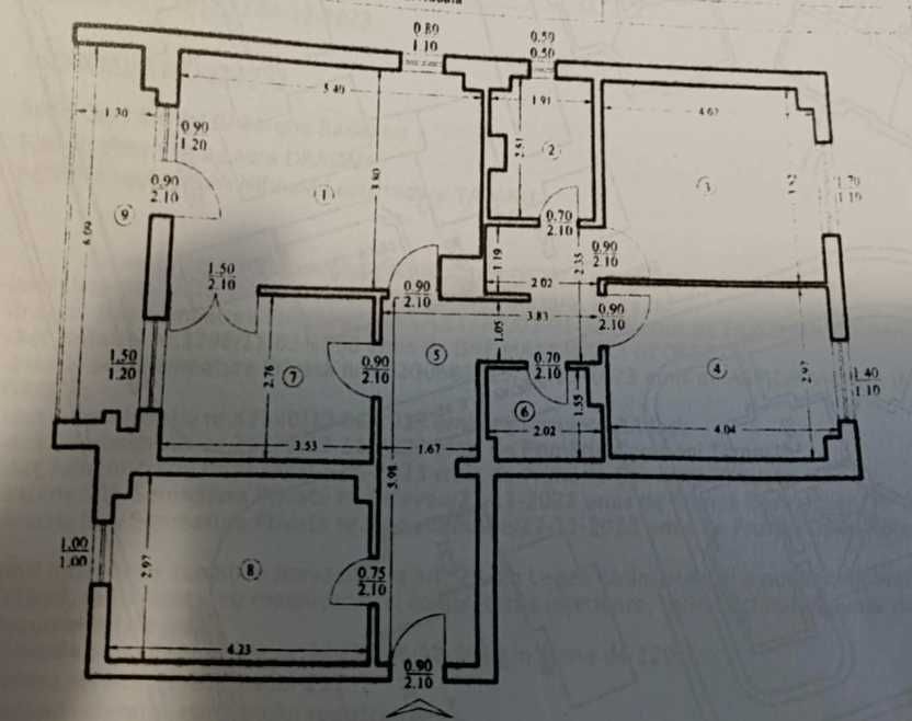 Apartament 4 camere, in Tomesti 100mp, 2 bai