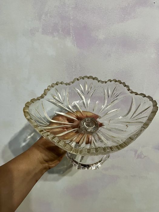 Хрустальные чаши салатницы