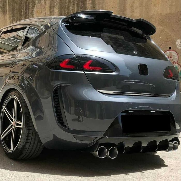 Спойлер за багажник Seat Leon MK2 (2004–2009) – Черен гланц, сеат леон