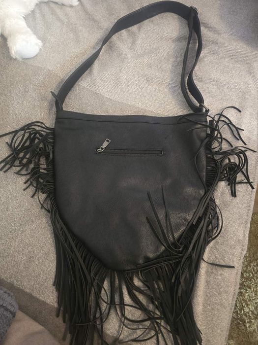 Рокерско чанта от естествена кожа