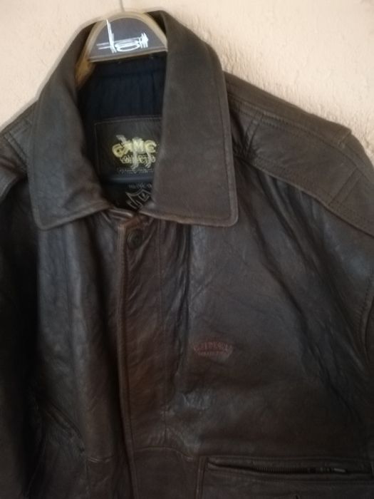 Geaca piele bărbati Camel Xl