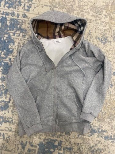 Burberry zip hoodie