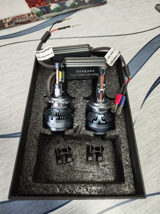 Becuri led D2H , 160w /set , 80w/per bec , 6000k /lumină albă