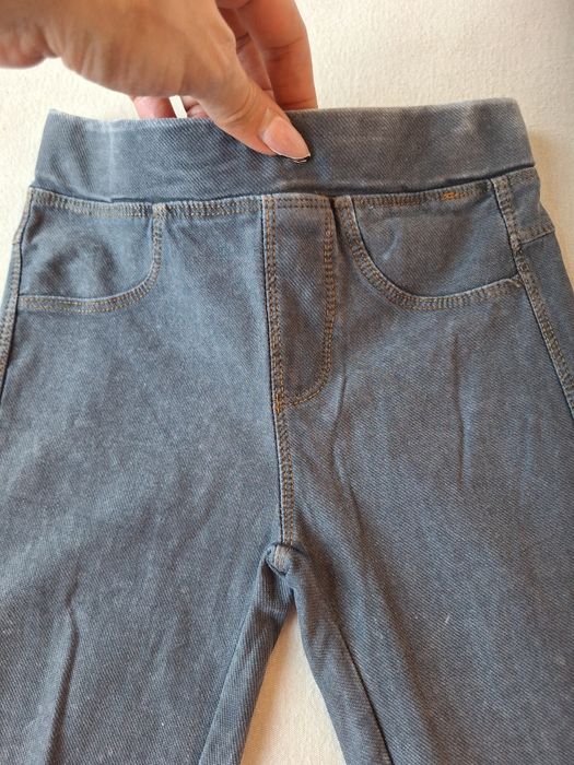 Нови slim leggings и клин размер 116 (5-6 години)