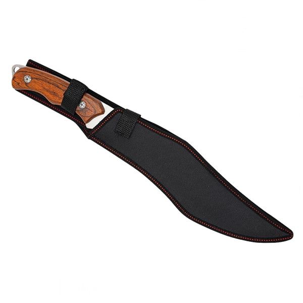 Cutit de vanatoare, Hunter Brown, 38 cm, maro, teaca inclusa